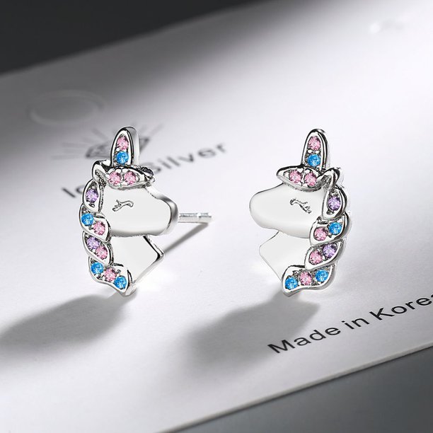 Pendientes de plata de ley 925 con circonita AAA para mujer, exquisitos accesorios de joyería para novia y estudiante, fiesta de boda