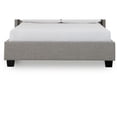 thumbnail image 4 of Benjara Ezra Queen Size Storage Bed, Tall Button Tufted Wingback Headboard, Gray, 4 of 5