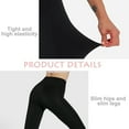 thumbnail image 3 of Women's High Waisted Yoga Leggings with Pockets,Tummy Control Non See Through Workout Athletic Running Yoga Pants, 3 of 5