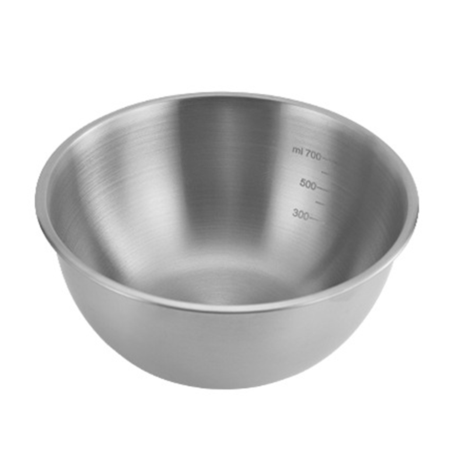 Yesbay Food Storage Bowl Stainless Steel Salad Bowl with Scale Bpafree