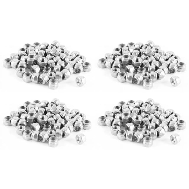 200 Piezas 304Hc Hardware de Acero Inoxidable Contratuerca Hexagonal M2 A2-70