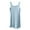Light Blue, variant on ibuvkizy Nightgowns for Women Pajama Dress with Built in Bras Pads Nightshirt Dress Women's Fashion Solid Color Round Neck Sleepwear Sleeveless Nightdress Black L