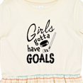 thumbnail image 4 of Inktastic Girls Gotta Have Goals Hockey Player Girls Toddler Dress, 4 of 5