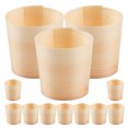 thumbnail image 4 of 50 vasos de madera desechables, tazas de madera, vasos para bebidas, vasos para servir postres, vajilla para fiestas temáticas, festivales y aperitivos, 4 of 8