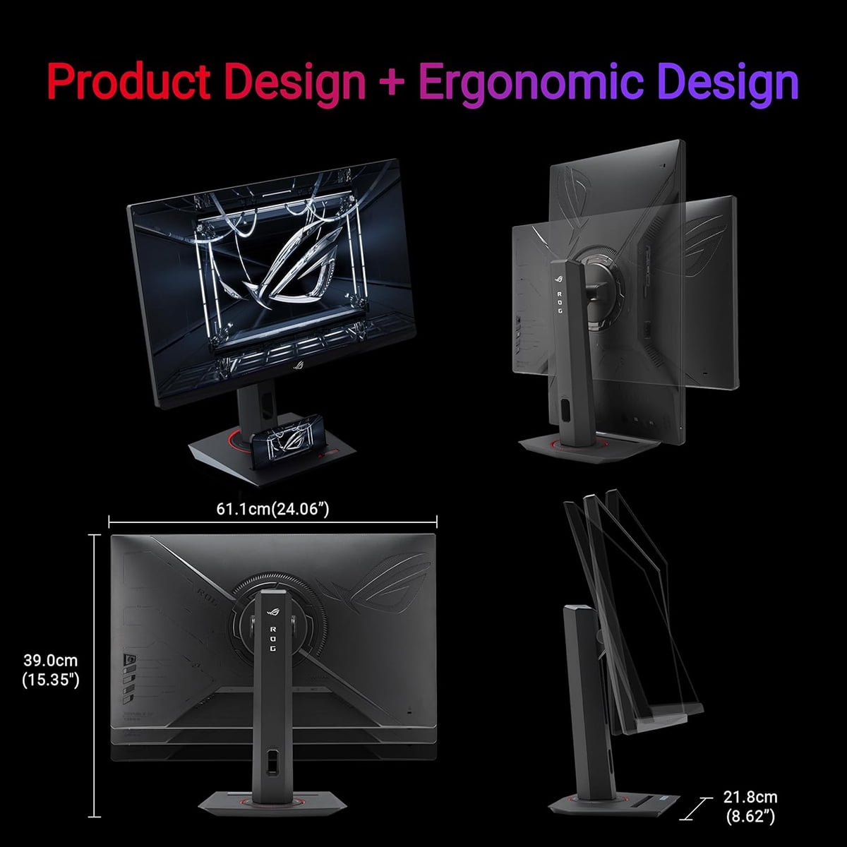 ASUS ROG Strix XG27WCMS 27" 16:9 WQHD 280Hz Curved Fast VA LCD HDR Gaming Monitor
