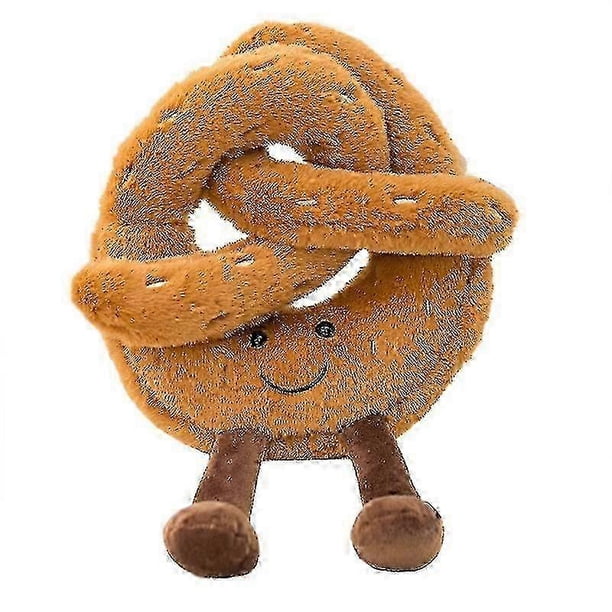 2026 Pretzel Toast Bread Plush Toy, Food Plush Pillow Cute Plush Stuffed Toy