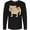 AB-Black, variant on Inktastic Bulldog Long Sleeve T-Shirt