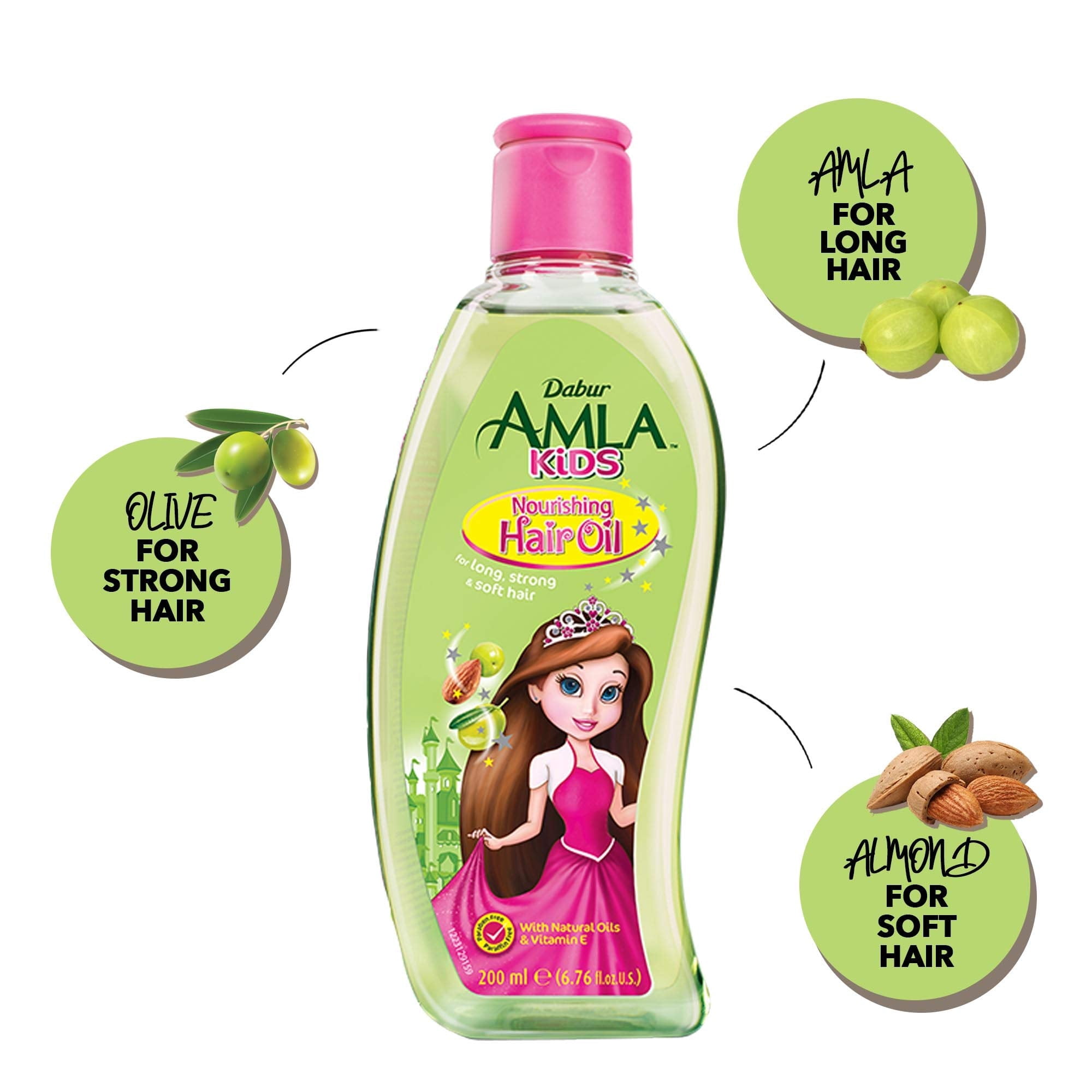 Dabur Amla Kids Hair Oil 200 ml - Walmart.com