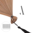 thumbnail image 3 of Miangastore 10 Sets Folding Hand Fan Rivet Nail And Nut Repair Kit Handheld Fans Shaft Replacement Fastener Silver, 3 of 9