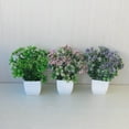 thumbnail image 3 of SPRING PARK 1Pc Artificial Fake Flower Potted Plant Bonsai Party Outdoor Home Decor Garden, 3 of 7