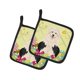 thumbnail image 1 of ""Caroline'S Treasures Easter Old English Sheepdog Par De Agarraderas 7.5Hx7.5W Multicolor"", 1 of 1