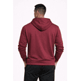 thumbnail image 3 of Expert Brand Men's Fleece Tec Pullover Hoodie Sweater, Cardinal, XL, 3 of 7