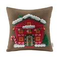 thumbnail image 6 of Ashler Christmas Decorative House Dog Series Throw Pillow Cushion Covers 18 x 18 inches, Pack of 4, 6 of 6