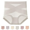 thumbnail image 3 of MEICHEN Cotton High Waisted Full Coverage Underwear for Women Solid Seamless Panties Shapewear Butt Lift Tummy Control Lingerie, 3 of 9