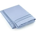 thumbnail image 3 of CGK Linens Ultra Soft & Comfy Pillowcases Set of 2 - Queen / Standard Size Hotel Quality Breathable 2-Piece Pillow Covers, Light Blue, 3 of 6