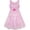 Pink, variant on Girls Dress Shinning Sequins Beige Tulle Layers Wedding Pageant Kids 2-3