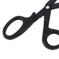thumbnail image 3 of Tijeras para vendajes, tijeras paramédicas, tijeras de corte, primeros auxilios, herramienta médica de emergencia (negras), 3 of 12