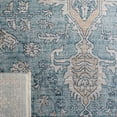 thumbnail image 6 of SAFAVIEH Victoria Jackalyn Floral Bordered Area Rug, Blue/Grey, 12' x 16', 6 of 7