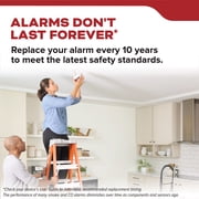 Kidde 10-Year Sealed Lithium Battery-Operated Photoelectric Smoke Detector Alarm, 5-inch