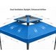 thumbnail image 4 of Towallmark Carpa Pop Up 10x10 FT Azul Impermeable UPF 50+ - Montaje Instantáneo 1 Persona Bolsa Ruedas 4 Bolsas Arena, 4 of 6