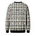 thumbnail image 5 of XAOFW Christmas Boys Sweatshirts Long Sleeve Crew Neck Plaid Christmas Lights Print Sweatshirts Toddler Kids Comfort Fit Fall Winter Clothes, 5 of 5