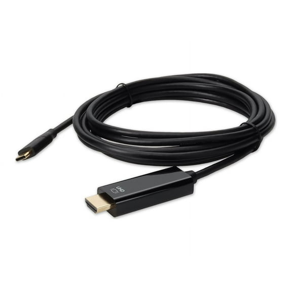6Ft Usb 3.1 Type (C) Male To Hdmi (4K) 60Hz Male Black Adapter Cable