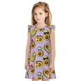 thumbnail image 1 of Vsdgher Chemises de Nuit Avocats Dessin Animé pour Filles Manches Courtes à Volants Robe de Nuit Pyjama pour Fête Pyjama-Moyen, 1 of 6