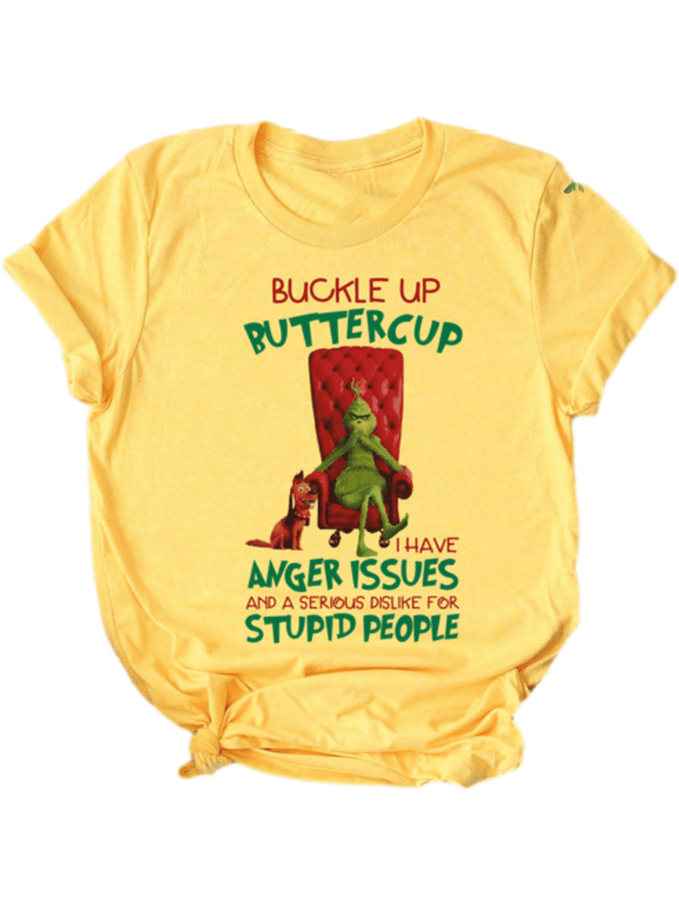 Anger Issues Grinch Christmas T-shirt 