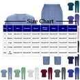 thumbnail image 2 of Aofany Scrubs Sets for Women Medical Uniform Comfy Short Sleeve Tops and Pants with Pockets Two-Pieces Scrubs Sets, 2 of 7