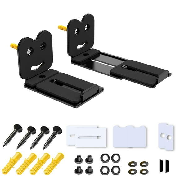 Soporte para barra de sonido Suixing, longitud ajustable de 8,6 a 13,2 cm, metal