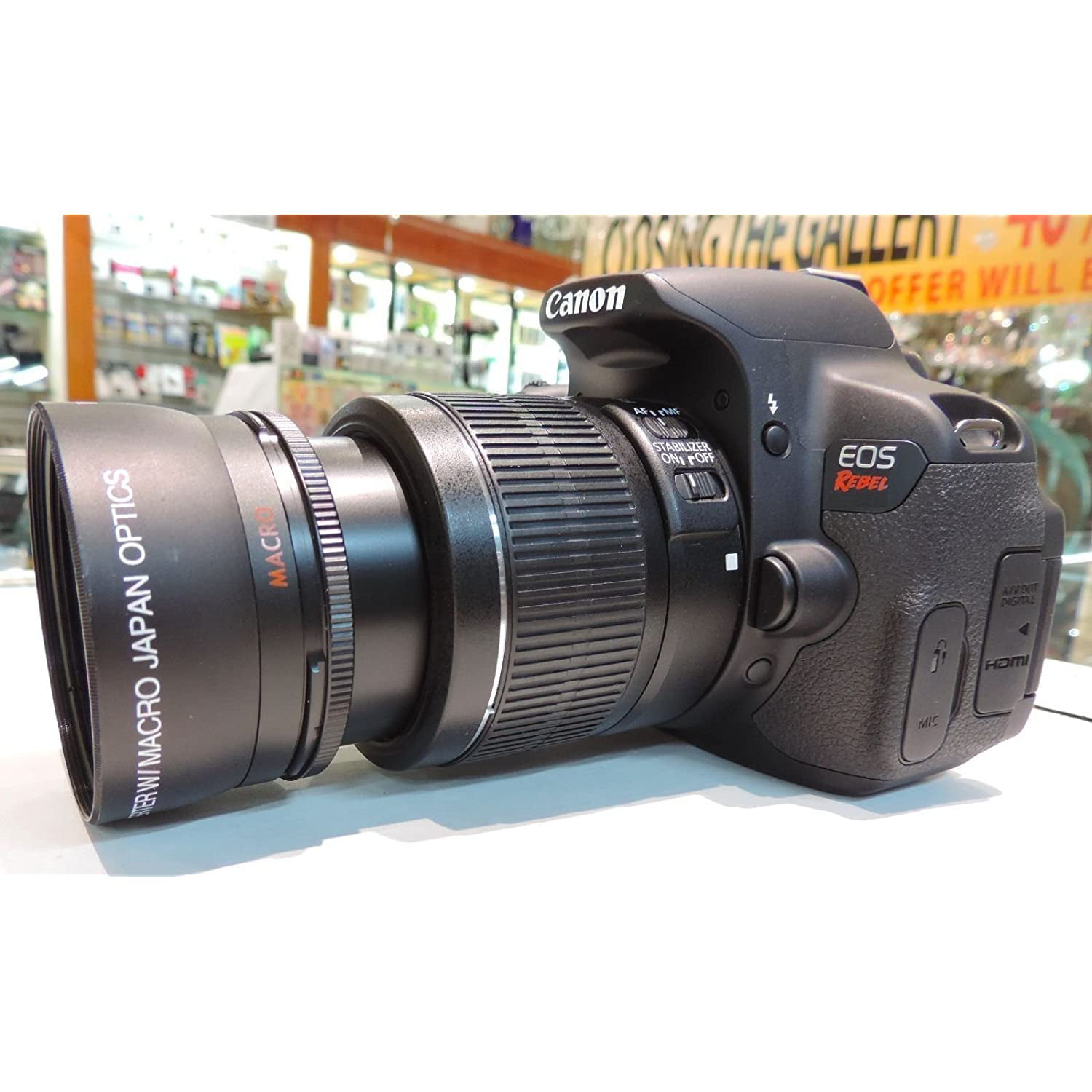 PRO Telephoto Zoom Lens FOR CANON DSLR REBEL EOS 550D T3I T4I T5I 80D SL1 1300d 