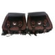 thumbnail image 1 of Alforjas de motocicleta Zulema para Bicicletas personalizadas Choppers Touring color negro y marrón, 1 of 8