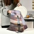 thumbnail image 5 of GZHJMY Lighthouse Kitchen Dish Towel Set of 4, Super Absorbent Soft Drying Cloth Tea Bar Towels, 28"x 18", 5 of 6