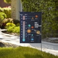 thumbnail image 4 of Easygdp Solar System Garden Flag Yard Flag Welcome Flag, Double-Sided, Weather Resistant for Outdoor Decor - 12.5"x18", 4 of 9