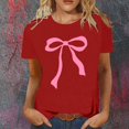 thumbnail image 2 of YDLCAFD Custom T Shirts Front and Back Women's Stylish Printed Crew Neck T Shirt, 2 of 4