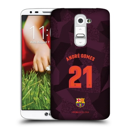 OFFICIAL FC BARCELONA 2017/18 PLAYERS THIRD KIT 1 HARD BACK CASE FOR LG PHONES