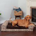 thumbnail image 5 of FurHaven Pet Products Southwest Kilim Cooling Gel Memory Foam Sofa-Style Pet Bed for Dogs & Cats - Desert Brown, Large, 5 of 13