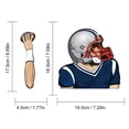 thumbnail image 3 of Football Quarterback Wiper Stickers Car Windshield Wiper Stickers Car Car Stickers, 3 of 8