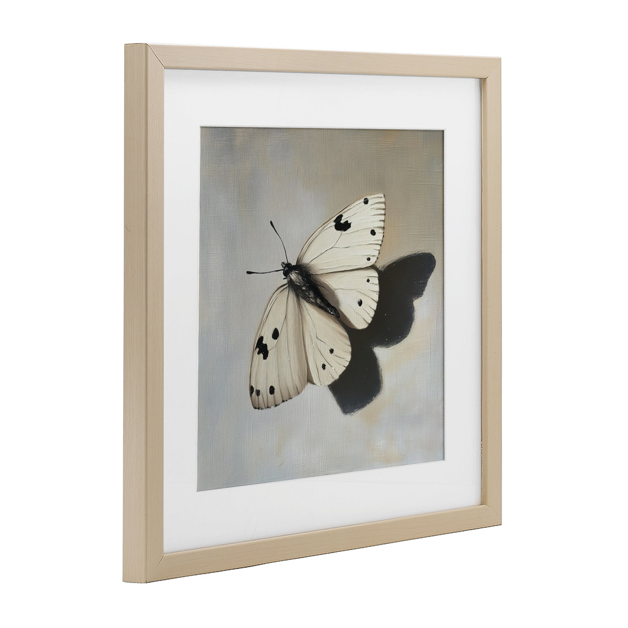 Stupell Industries Velvet's Butterfly Wings Birch Framed Print Under Glass, design by Svetlana Aleynikova