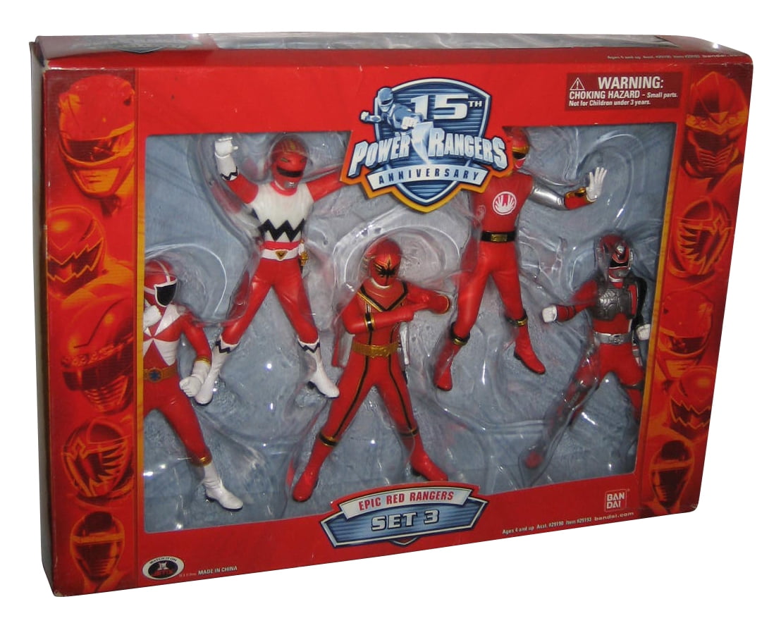 power rangers figures set
