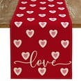 thumbnail image 2 of TIELUTT Delicate Valentine Day Table Cover Linen Printed Party Table Flag 40 Table Table Christmas Lace Runners for Tables Table Satin Table, 2 of 6