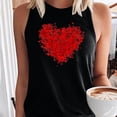 thumbnail image 4 of LSLJS Women's Tank Tops Débardeur d'Été Sans Manches pour Femmes, Col Rond, Imprimé, 4 of 7
