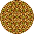 thumbnail image 1 of Ahgly Company Machine Washable Indoor Round Transitional Tomato Red Area Rugs, 7' Round, 1 of 7
