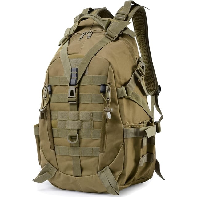 Mochila táctica de 35 l, mochila militar resistente al agua, para senderismo, acampada, ciclismo, viajes, mochila para exteriores para hombres y mujeres