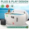 thumbnail image 4 of ABORON XL Ice Bath Tub Cold Plunge Tub with Cover for Athletes, 211 Gallons Cold Water Plunge Tubs, Portable Ice Bath at Home Outdoor, Water Chiller Compatible, 59.1in x 34.6in x 25.6in, 4 of 10