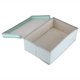 thumbnail image 5 of Caja de almacenamiento de tela no tejida, estuche plegable, contenedor, ropa, calcetines, organizador de ropa interior, verde, 5 of 8