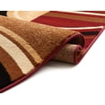 thumbnail image 4 of Well Woven Deco Rings Red Ivory Light Blue Geometric Modern Area Rug, 4 of 5