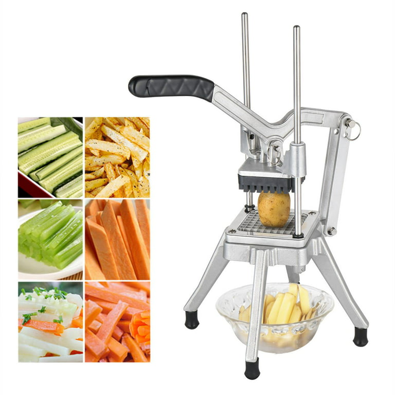 1/4 Commercial Stainless Steel French Fry Cutter Potato Vegetable Slicer  Dicer