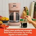 thumbnail image 5 of bella 12 Cup Programmable Drip Coffee Maker with Glass Carafe, Auto Shut-Off, Blossom, 5 of 8