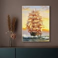 thumbnail image 3 of Full Round Diamond Painting Landscape Forest Art Rhinestone Picture Mosaic DIY 5D Cross Stitch Embroidery Home Decoration40 x 50 cm, unframed,FDX733,50x40cm, 3 of 7